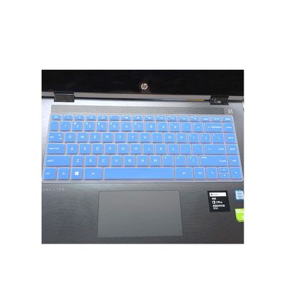 14 Inch Laptop Keyboard Cover Protector for HP Pavilion X360 14-BAxxxx / X360 14-BFxxxx Series Notebook Skin-Blue-