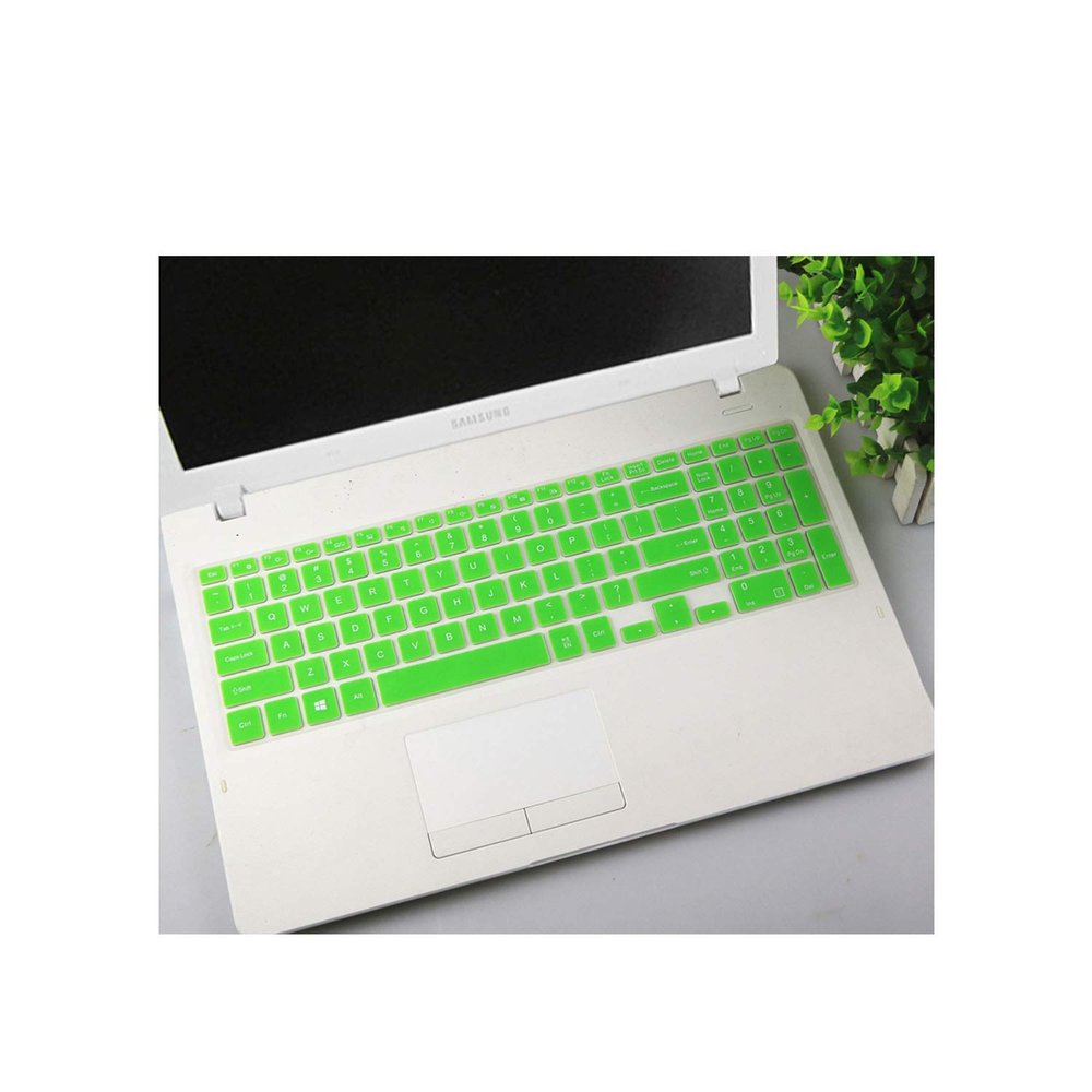15.6 Inch Keyboard Cover Skin Protector for Samsung Expert X30 Notebook 3 NP500R5M NP500R5L NP500R5K NP300E5K NP300E5L NP300E5M-green-