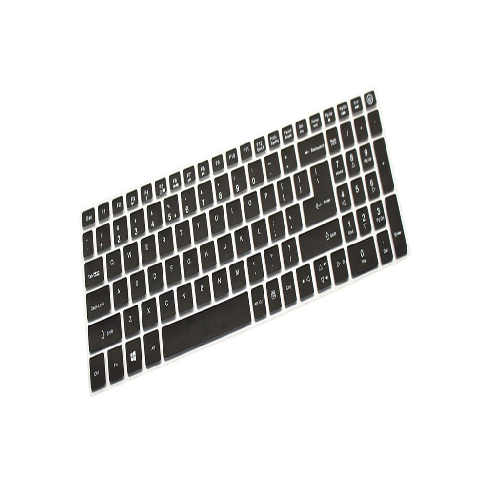 15 Inch Laptop Keyboard Cover Protector Skin for 15.6 Inch Acer Aspire E5-532 V5-591G V15 V17 Nitro VN7-592G VN7-792G F15 F5-571-black-