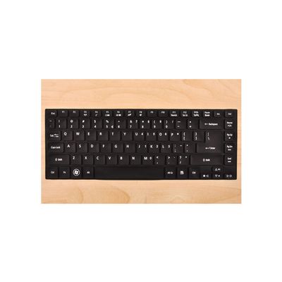 14 Inch Keyboard Skin Cover Protector for Acer Timeline Aspire 3830 3830T 3830G 3830TG 4830 4830T 4830G 4830TG 4755 4755G-allBlack-