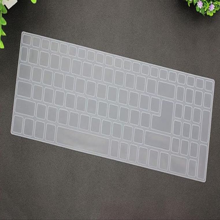 15.6 Inch Silicone Keyboard Cover Protector for Acer Aspire E15 V3/E5-553G/575G F5-572G/573G T5000 V5-591G V5-T5000-white-