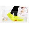 N A Boots Waterproof Shoe Cover Silicone Material Unisex Overshoes Reusable Protectors Rain Boots Non-Slip Washable Material Unisex (Yellow, Medium) view 2