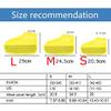 N A Boots Waterproof Shoe Cover Silicone Material Unisex Overshoes Reusable Protectors Rain Boots Non-Slip Washable Material Unisex (Yellow, Medium) view 4