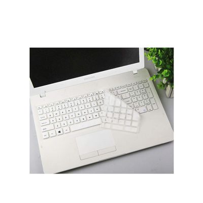 15.6 Inch Keyboard Cover Skin Protector for Samsung Expert X30 Notebook 3 NP500R5M NP500R5L NP500R5K NP300E5K NP300E5L NP300E5M-white-