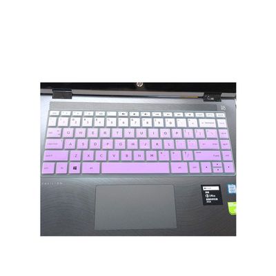14 Inch Laptop Keyboard Cover Protector for HP Pavilion X360 14-BAxxxx / X360 14-BFxxxx Series Notebook Skin-fadepurple-