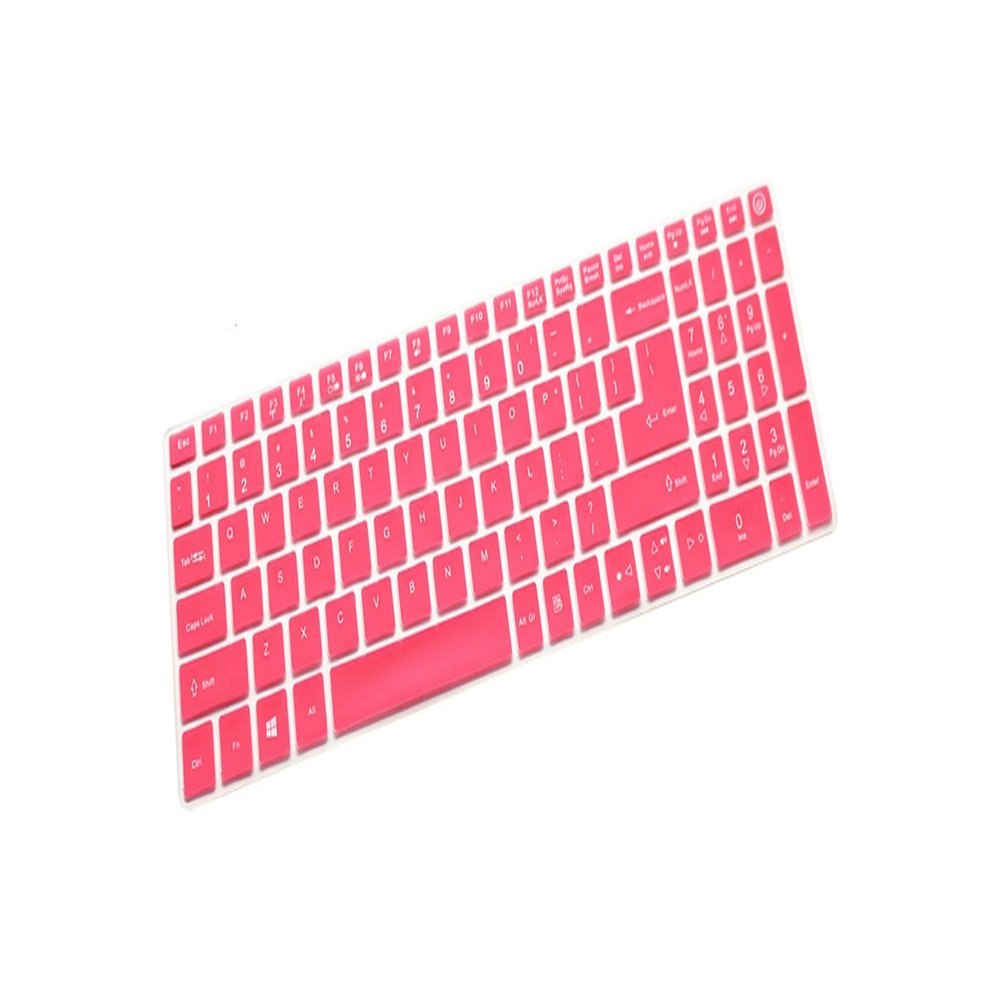 15 Inch Laptop Keyboard Cover Protector Skin for 15.6 Inch Acer Aspire E5-532 V5-591G V15 V17 Nitro VN7-592G VN7-792G F15 F5-571-pink-