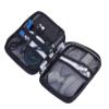 Troika Cable organizer with 2 zipper compartments  CONNECTED  with elastic loops for accessories (Every Day Carry)  pen loop  polyester  black view 4