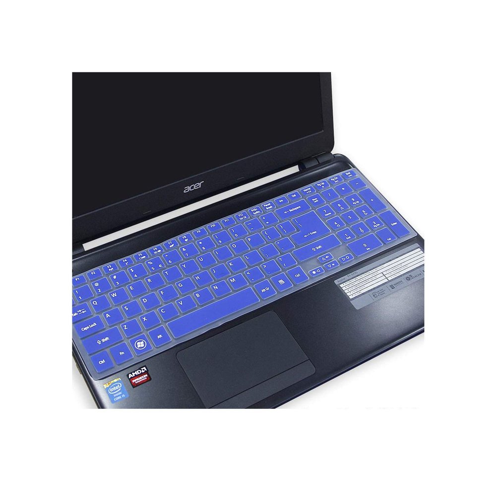 15 15.6 Inch Keyboard Cover Protector for Acer Aspire Travelmate 5744Z 7750 7750G 5735z 5742 5742g 5742z 5742zg 5744 5750 5750g-blue-