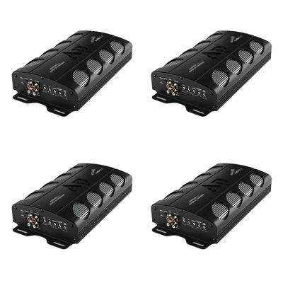 Audiopipe 4 x APCLE-10001D 1,000 Watts RMS High Performance Class D Mono Vehicle Amplifier w/ Overload Protection, Black (4 Pack)