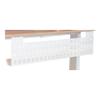 Stand Up Desk Store Under Desk Cable Management Tray Horizontal Computer Cord Raceway and Modesty Panel (White, 39") view 1