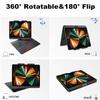 360 Rotatable Keyboard Case for iPad Air 13-inch (M4/M3/M2, 2026/2025/2024)/Pro 12.9 (6th/5th/4th/3rd Gen) with TouchPad, Flip Smart Case with Backlits Trackpad Keyboard, Rose Gold view 3