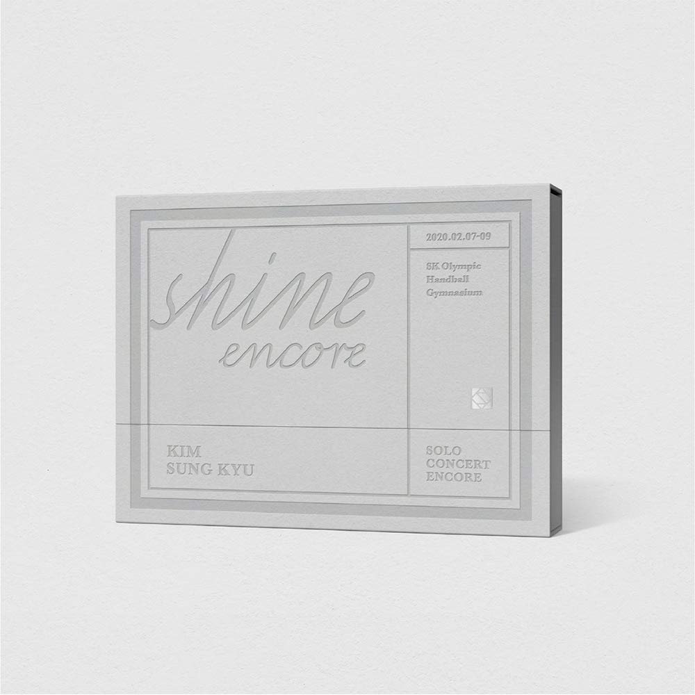 Woollim Entertainment Kim Sung KYU Infinite - Solo Concert [Shine Encore] DVD