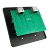 SoundTools WallCAT 8  4 Channel XLR Wall Plate  2 Gang Black Brushed Aluminum  Solderless Installation  Fits Standard 4 Inch Junction Boxes  Supports Analog Audio AES3 DMX Intercom  Male/Female view 3