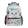 ALAZA Cute Cat Kitten Large Backpack Personalized Laptop iPad Tablet Travel School Bag with Multiple Pockets view 1