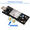 SUPERPLUS NGFF(M.2) to USB 3.0 Adapter with Dual Nano SIM Card Slot for 3G/4G/5G Module view 3