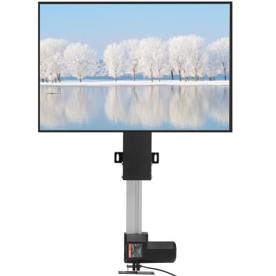 VEVOR Motorized TV Lift Stroke Length Motorized TV Mount with Remote Control Height Adjustable 20"(500mm) Stroke