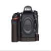 BolinUS D750 Camera Case, Handmade Genuine Real Leather Half Camera Case Bag Cover for Nikon D750 Camera Bottom Opening Version + Hand Strap (Coffee) view 1