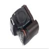 BolinUS D750 Camera Case, Handmade Genuine Real Leather Half Camera Case Bag Cover for Nikon D750 Camera Bottom Opening Version + Hand Strap (Coffee) view 4