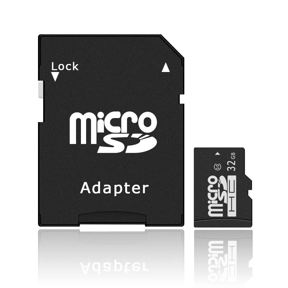 2 Pack TF Memory Card 32GB Class 10,TF Card with Adapter,Memory Card Flash Card Compatible with Smartphone,Tablets,DSLR and HD Camcorder