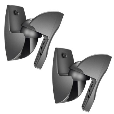 Vogel's VLB 500 Universal Speaker Wall Bracket Set Swivel and tilt Pre-Assembled Max. 11 lbs (5 kg) Environmental Friendly Packaging Black 2 Brackets