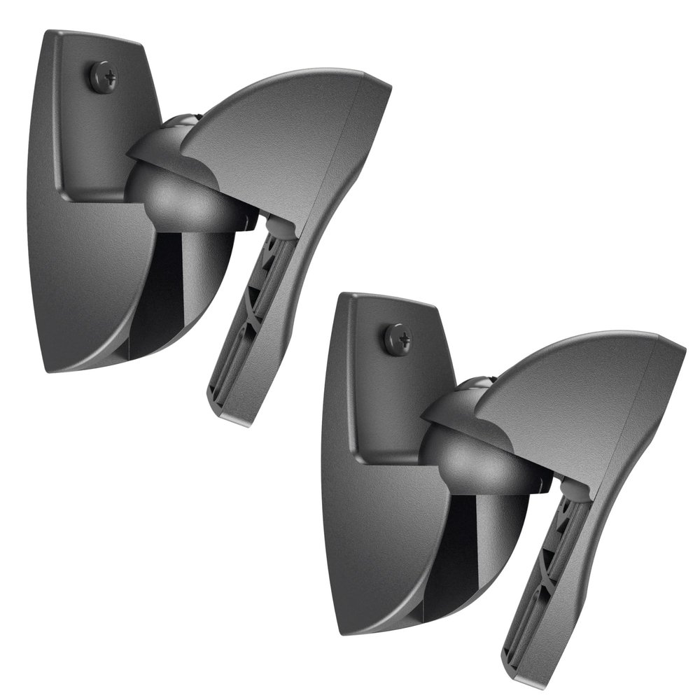 Vogel's VLB 500 Universal Speaker Wall Bracket Set Swivel and tilt Pre-Assembled Max. 11 lbs (5 kg) Environmental Friendly Packaging Black 2 Brackets