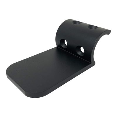 Fishmaster Universal Mounting Bracket for Boat Antenna and Navigation Light, 1.9" OD Tube Compatible - Powder Coated Black