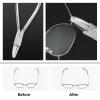 SPEEDWOX Eyeglasses Frame Pliers 6 Inches Round Nose Nylon Jaw and Flat Nose Adjusting Eyeglass Arms Frame Plier 2 Pieces Set Glasses Repair Assembling Tools Glasses Nose Pads Arm Pliers view 4