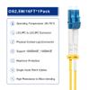 FLYPROFiber- 5M/16ft OS2 LC to LC Fiber Patch Cable | Length Options: 0.2m-200m | 1G/10GB Single Mode Duplex 9/125um SMF Fiber Optic Cable Cord LSZH 5Meter(16ft) view 4