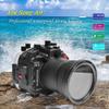 Seafrog 40m/130ft Professional Waterproof Diving Housing Case with Standard Flat Port,for Sony A9 90mm Lens view 3