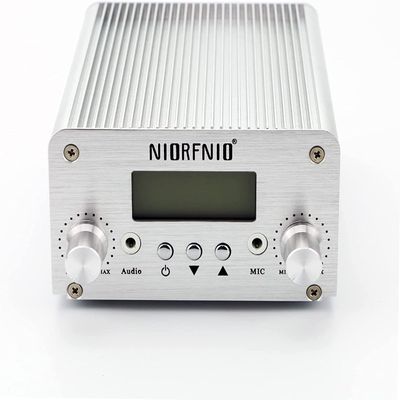 NIORFNIO 15W Fm Transmitter - Bluetooth Wireless Stereo Broadcasting Range 87-108mhz Transmitter, Used in Churches, Cars, Shopping Malls, Lecture Halls, Private Radio Stations