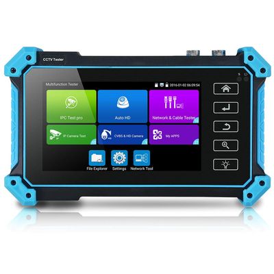 woshida 5 in 1 CCTV Camera Tester Multifunctional Monitoring Tester IP+ coaxial high-Definition (TVI/CVI/AHD/SDI) Camera Detection POE/HDMI Input 5200PLUS