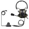 Retevis EHK007 Tactical Headset,Hunting & Shooting Earmuffs with Mic, Sound Amplification, Noise Reduction Walkie Talkie Headset, Compatible with Baofeng UV-5R BF-F8HP PRO AR-5RM RT22 RT86 B3H(1 Pack) view 1