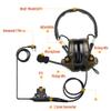 Retevis EHK007 Tactical Headset,Hunting & Shooting Earmuffs with Mic, Sound Amplification, Noise Reduction Walkie Talkie Headset, Compatible with Baofeng UV-5R BF-F8HP PRO AR-5RM RT22 RT86 B3H(1 Pack) view 2