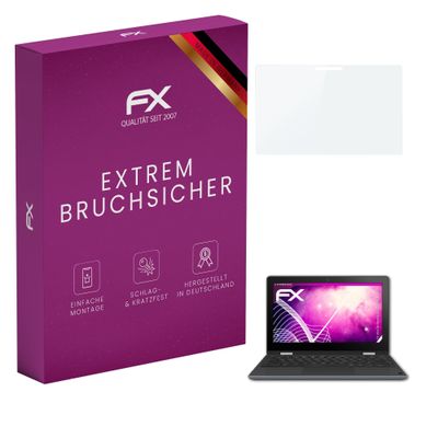 atFoliX Plastic Glass Protective Film compatible with Asus Chromebook Flip C214MA-BW0163, 9H Hybrid-Glass FX Screen Protector