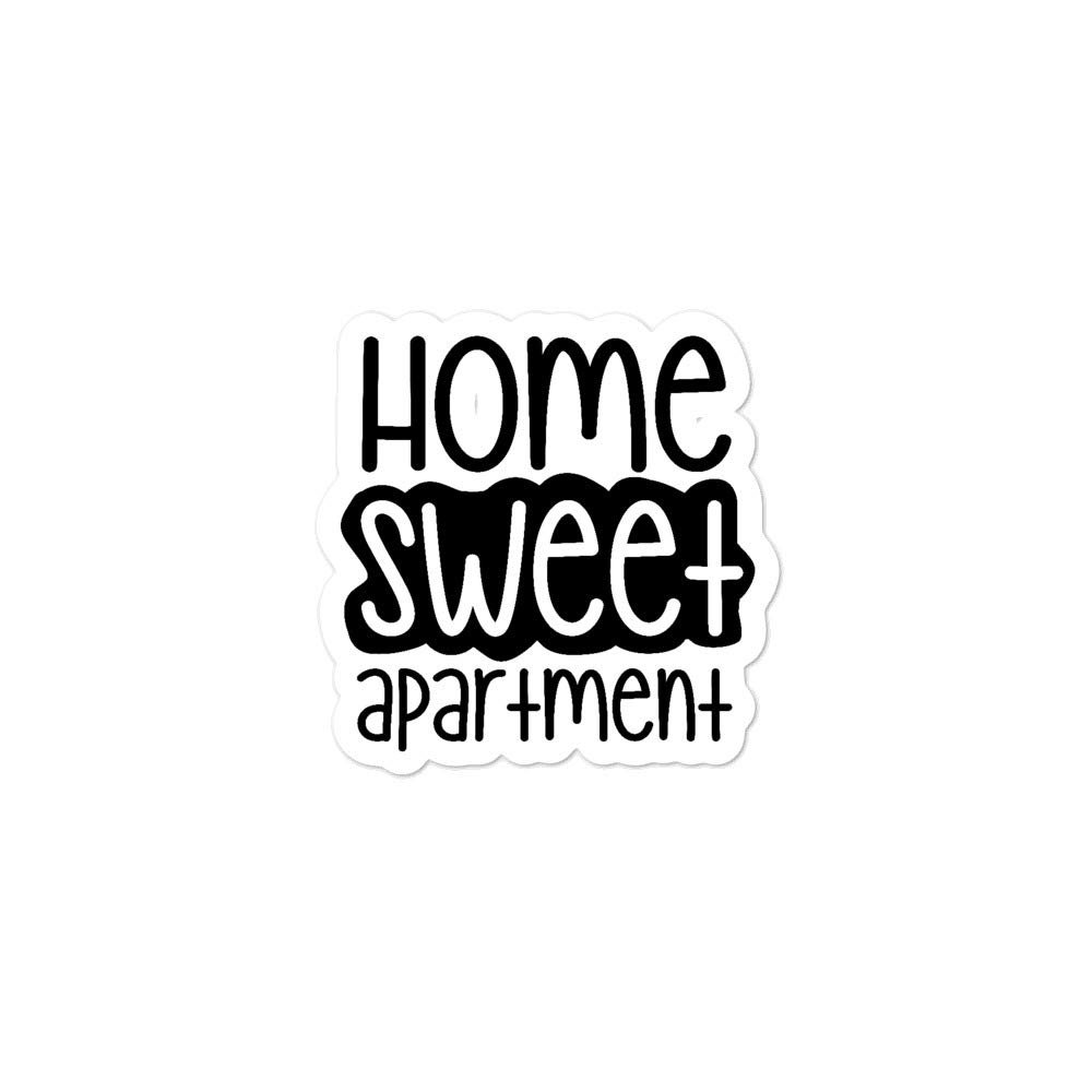 Home Sweet Apartment Sticker | Cute Home Sweet Home Gift | First Apartment | Housewarming Party Gift | Housewarming Sticker | New Apartment | Home Sweet Home Sticker | Gift from Realtor