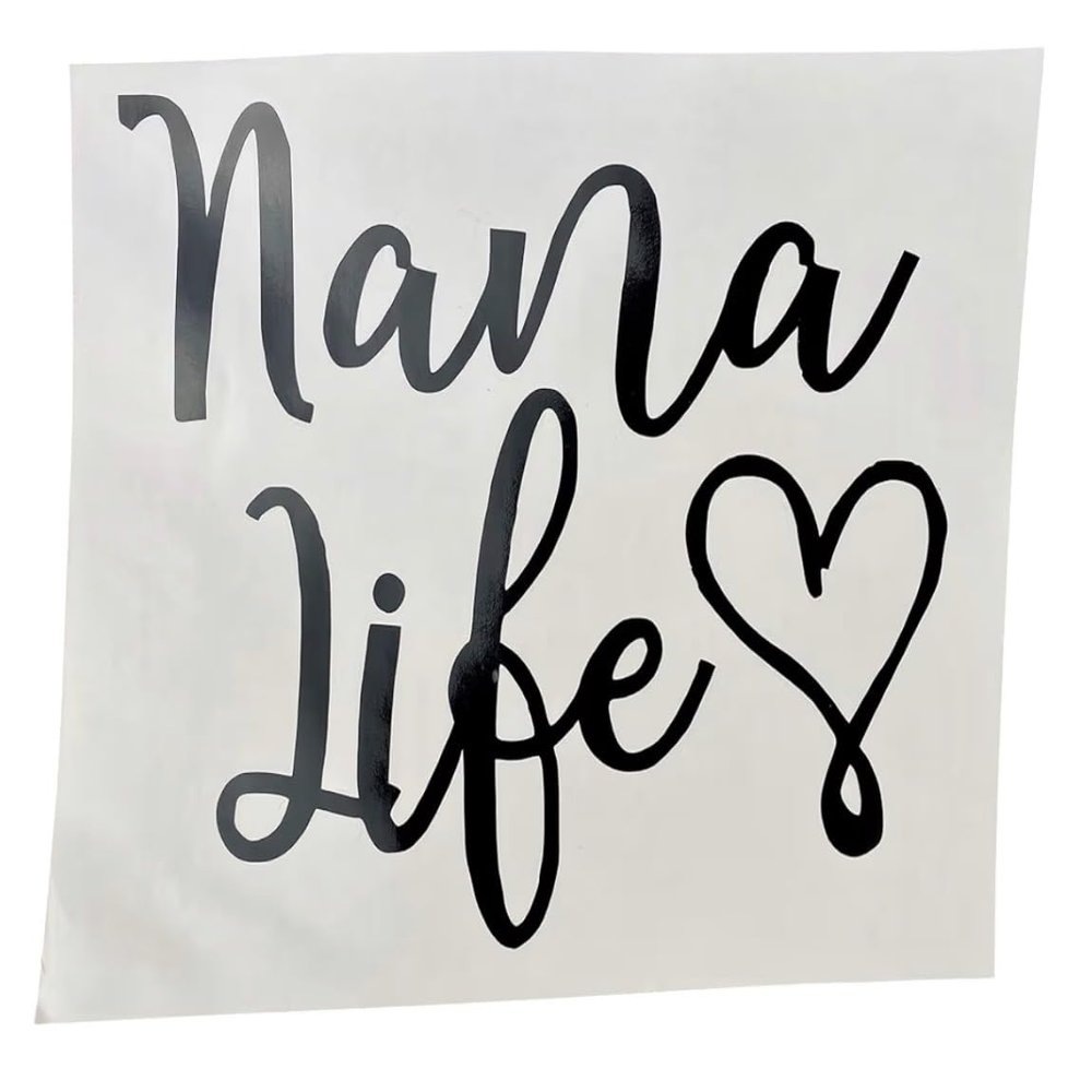 Nana Life Black Vinyl Car Truck Window Laptop Decal Bumper Sticker New Gift