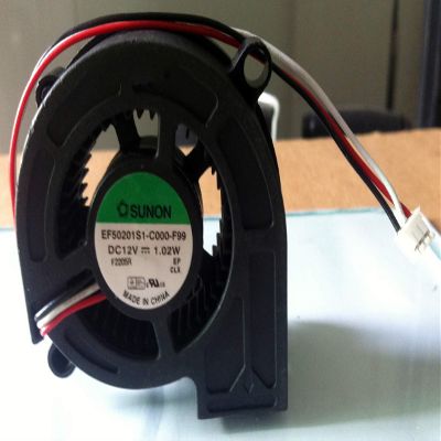 For SUNON EF50201S1-C000-F99 DC12V 1.02W 5020 projector fan