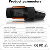 1080P HD Webcam with Dual Microphones - Webcam for Gaming Conferencing, Laptop or Desktop Webcam, USB Computer Camera for Mac Xbox YouTube Skype OBS, Free-Driver Installation Fast Autofocus Orange view 3