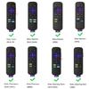 CaseBot Case for Roku Voice Remote RCA1R/RCAL7R, Express HD/4K+, Ultra LT Enhanced Voice, Express 3930, Premiere+ 3921, Streaming Stick+ Remote, Anti Slip Shockproof Silicone Cover, Purple Glow view 2