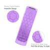 CaseBot Case for Roku Voice Remote RCA1R/RCAL7R, Express HD/4K+, Ultra LT Enhanced Voice, Express 3930, Premiere+ 3921, Streaming Stick+ Remote, Anti Slip Shockproof Silicone Cover, Purple Glow view 4