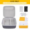 co2CREA Hard Case Compatible with KODAK Dock Plus 4PASS Instant Photo Printer 4x6, Photo Papers/Power Adapter/Cartridge and Other Accessories, Grey Case view 2