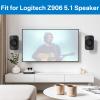 notiela Wall Braket for Logitech Z906 Speaker Wall Mount with Tilt and Swivel Adjustable Ceiling Mount for Logetich Z906 Speaker Mounts, Pair view 2