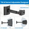 notiela Wall Braket for Logitech Z906 Speaker Wall Mount with Tilt and Swivel Adjustable Ceiling Mount for Logetich Z906 Speaker Mounts, Pair view 3