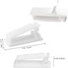 SOULWIT 50 x Self-Adhesive Cable Management Clips for USB Cable TV, Charger, Audio, Wire Clamp for Table, Car, Office, Home view 3