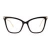 MAGIC ROSE Blue Light Blocking Glasses Women/Men, Anti Eyestrain Gaming Glasses,Computer Glasses Women (Black) view 1