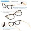 MAGIC ROSE Blue Light Blocking Glasses Women/Men, Anti Eyestrain Gaming Glasses,Computer Glasses Women (Black) view 3