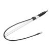 X AUTOHAUX Car Power Antenna Radio AM FM Signal Antenna Mast Aerial Replace 701 051 503B for VW Transporter 90-03 Black view 1