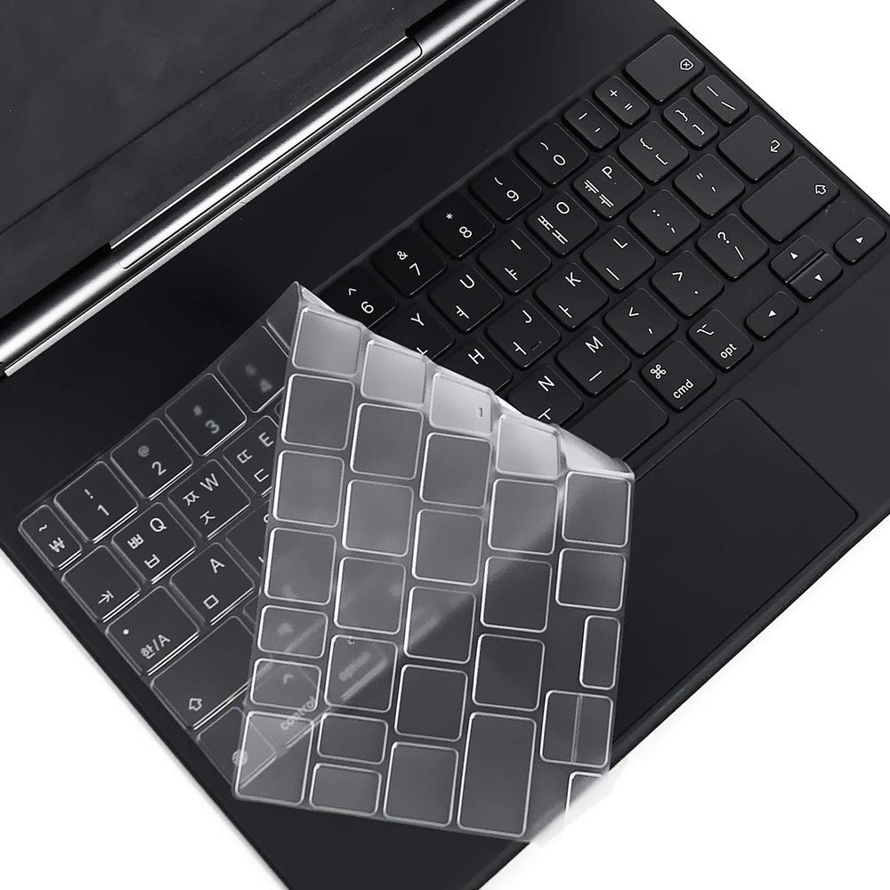 CaseBuy Ultra Thin Keyboard Cover for Apple iPad Air 11-inch(M2 2024) & iPad Air 5th 4th Gen & 2022 M2 iPad Pro 11 inch with Magic Keyboard(4th 3rd 2nd Generation), US Keyboard Layout