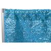1 Pc, Glitz Sequin 10Ft H X 52" W Drape/Backdrop Panel - Aqua Blue for Wedding, Prom, Birthday Party, Quinceanera, Anniversary, Or Bridal Shower(Hand Wash Or Spot Clean Only) view 1