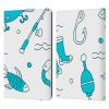 Head Case Designs Officially Licensed Haroulita Sea Life Playful Graphics Leather Wallet Case Compatible with Kindle Paperwhite 1/2 / 3 view 1
